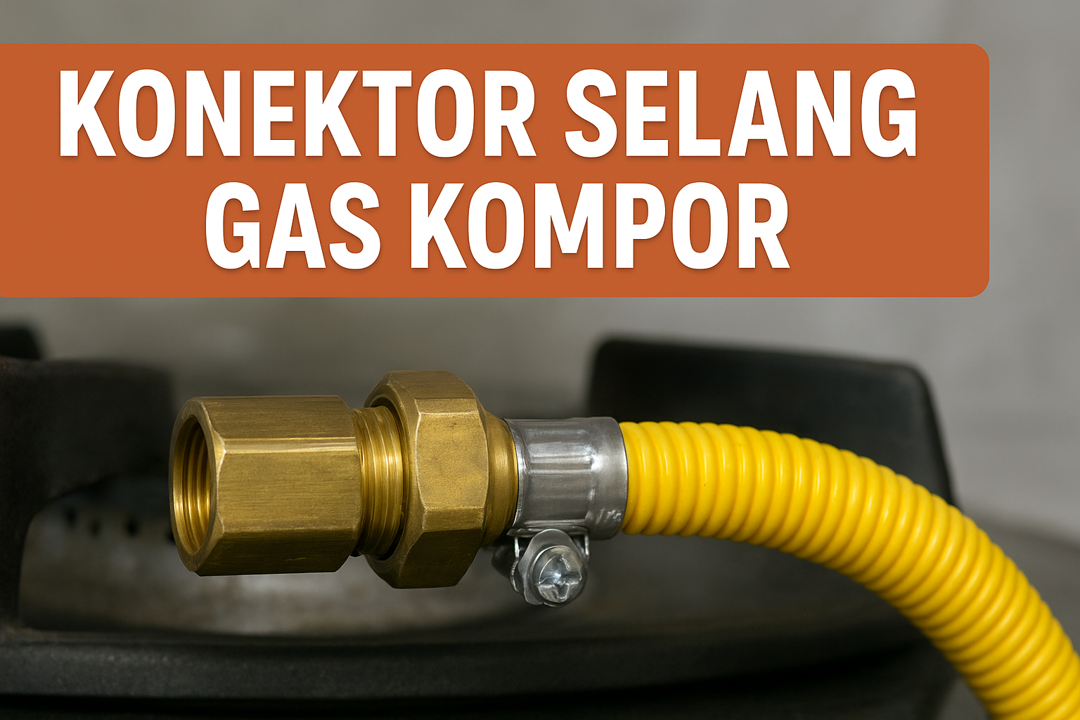 Konektor Selang Gas Kompor